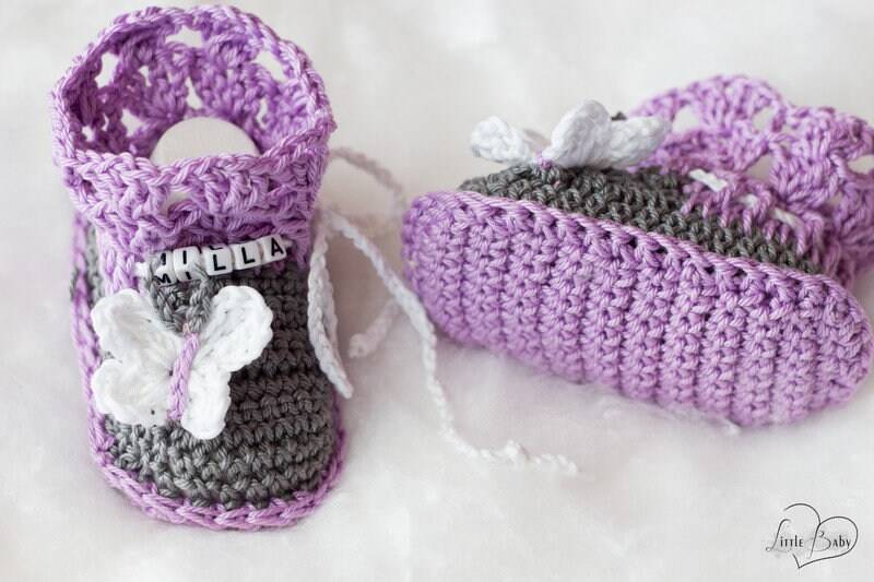 Littlebaby Namenschuhe Für Mädchen, Babyschuhe Mit Namen Mädchen, Babysocken Mädchen, Personalisierte Babygeschenk, Taufschuhe Mädchen von LittleBabyofficial