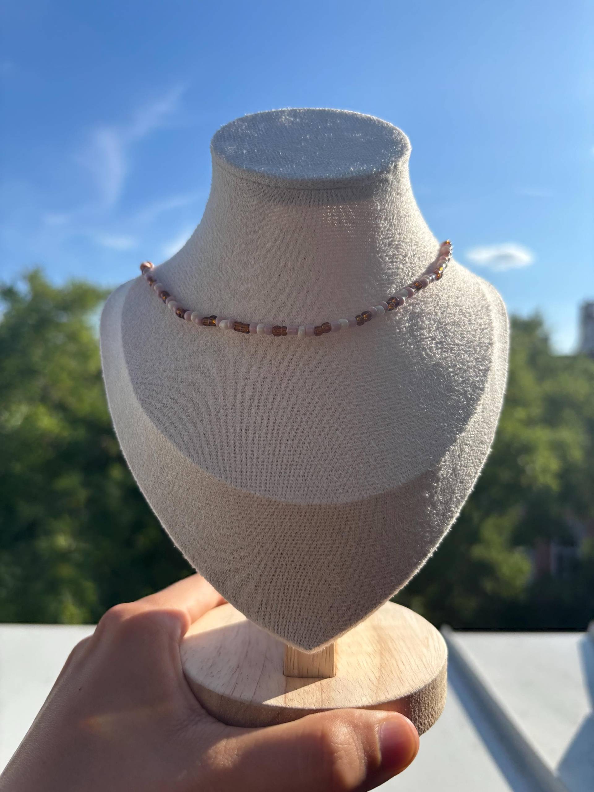 Perlenkette in Brauntönen Perlenkette in Brauntönen von LittleBeadsByElena