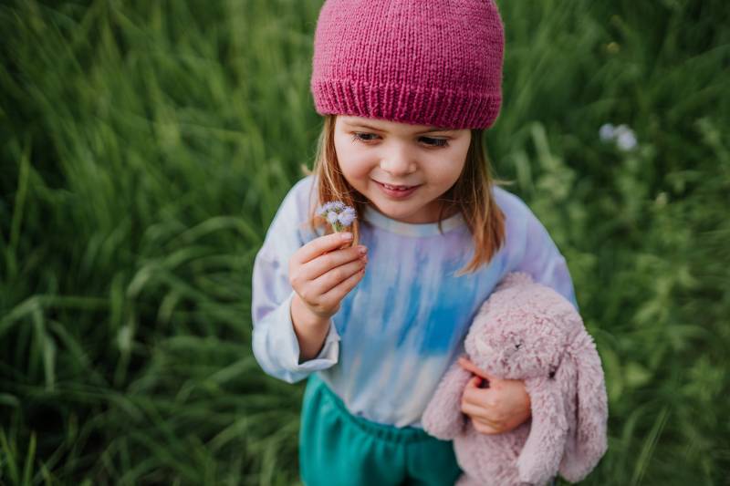 Kleinkind Tiedye Top, Lange Ärmel Oben, Regenbogen-Tal Tiedye, Kleiner Vogel, Meerjungfrau, Mädchen T-Shirt, Baby Langarm Tiedye Baumwolle Bluse von LittleBirdCollective