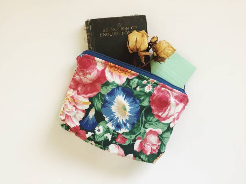 Maximalist Blumen Reise/Makeup/stiftetasche Maximalist Blumen Reise/Makeup/stiftetasche von LittleBittyJane