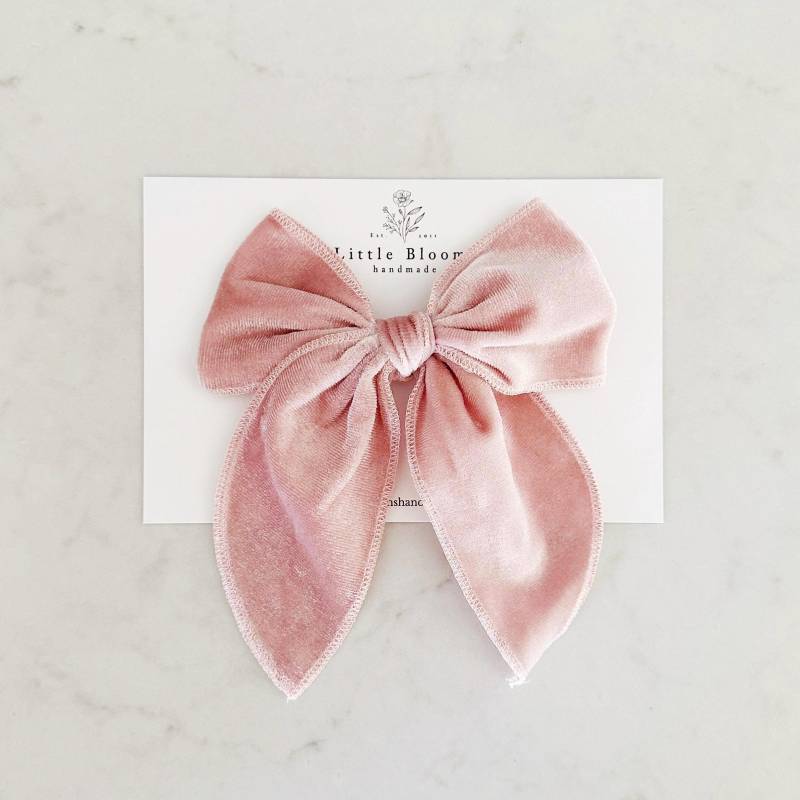 Samt Schleife Haarspange Samt Schleife Haarspange von LittleBloomsHandmade