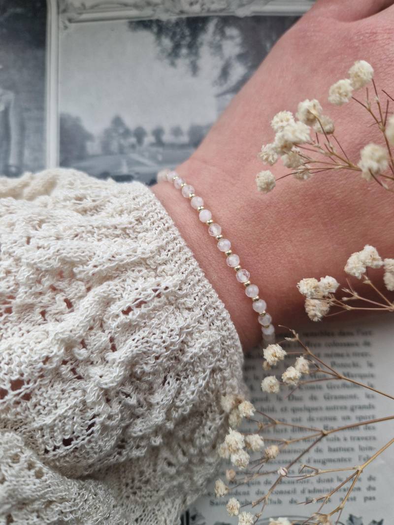 Mondstein Armband Filigran | Edelsteinarmband von LittleBumblebean