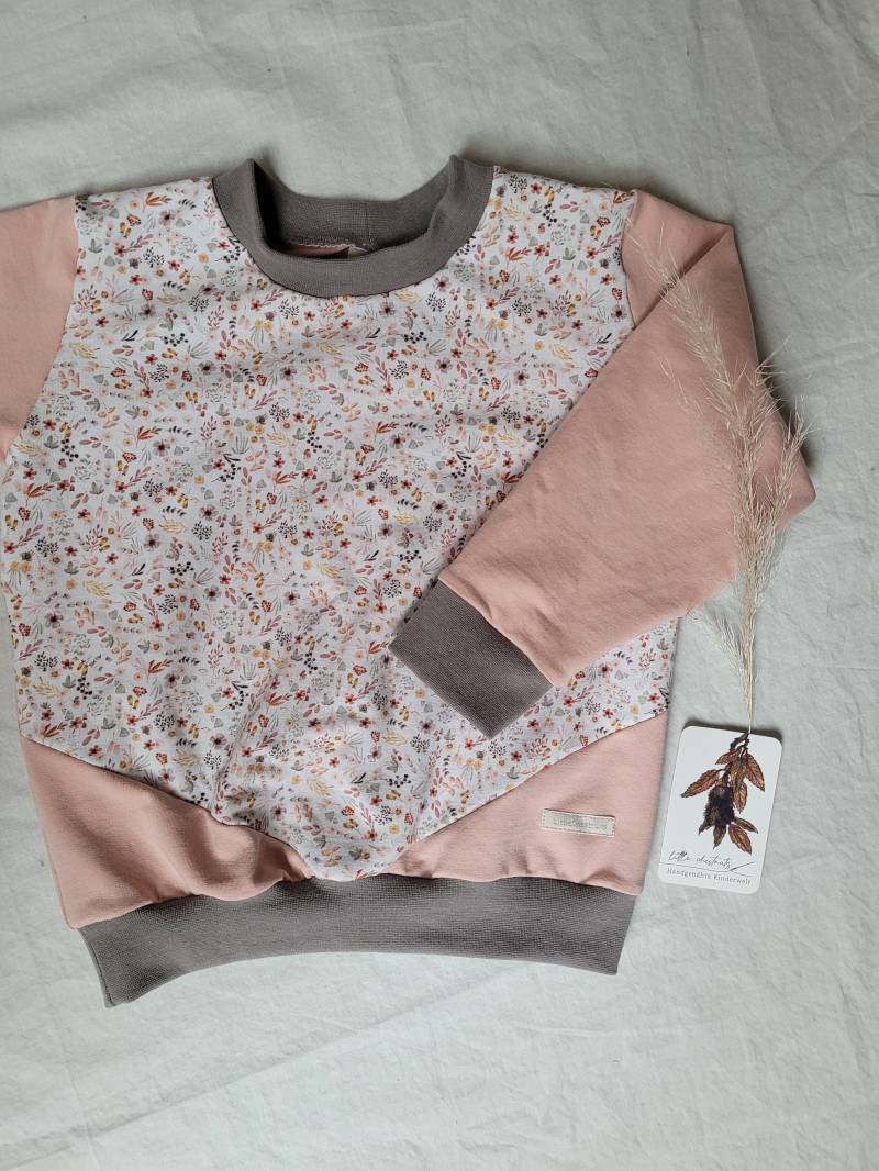 Sweater/Pullover Mit Bündchen Aus French Terry/Sommersweat | Bio-Baumwolle Babys & Kinder Gr. 56 - 134 Rosa/Blumenmeer Sweater/Pullover Mit Bündchen Aus French Terry/Sommersweat | Bio-Baumwolle Babys & Kinder Gr. 56 - 134 Rosa/Blumenmeer von LittleChestnuts
