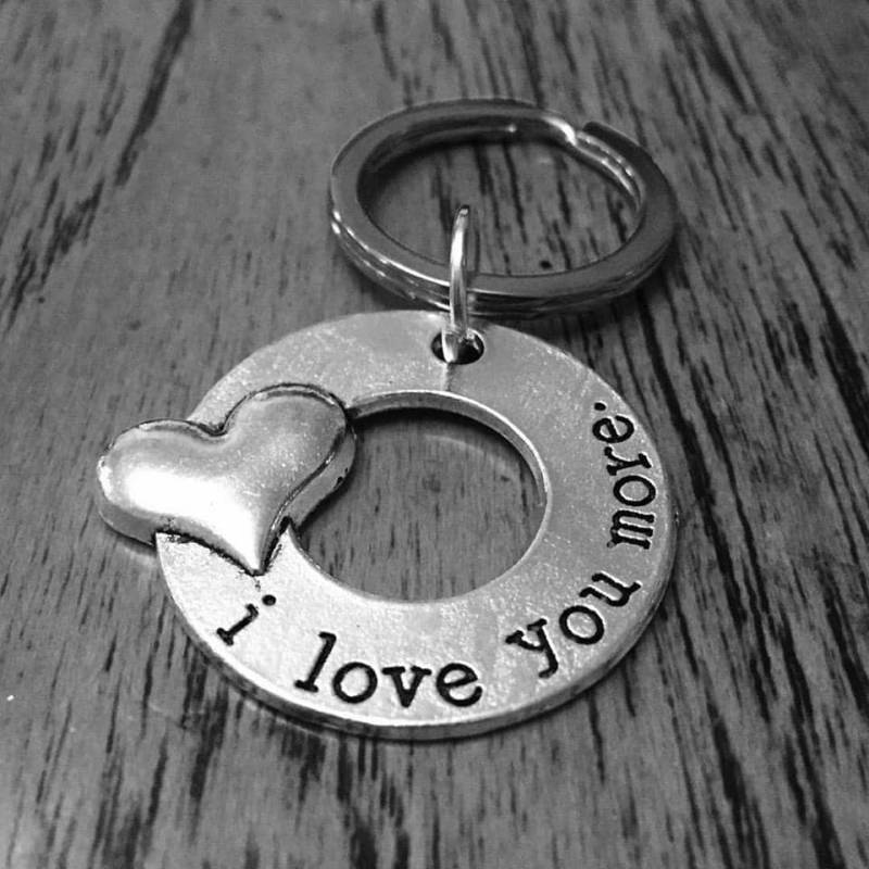 Ich Liebe Dich Mehr Schlüsselanhänger Ich Liebe Dich Mehr Schlüsselanhänger von LittleCotswoldGiftCo