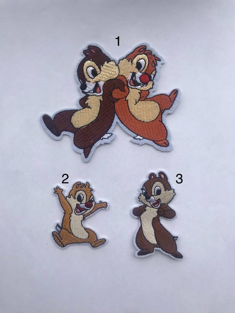 Chip Und Dale Inspiriertes Bügelbild, Chipmunks Inspirierte Geburtstagsfeier Aufnäher von LittleDreamsbyMayra2