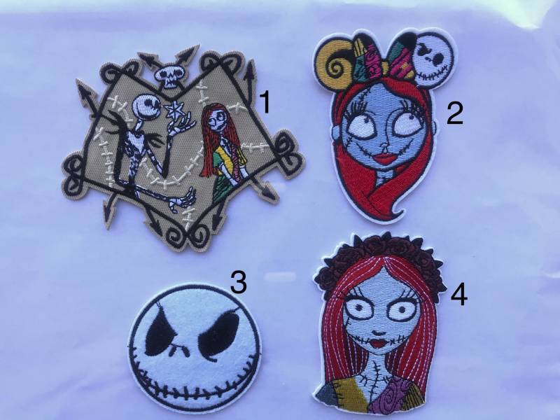 Der Alptraum Vor Weihnachten Inspiriert Aufnäher, The Applikation von LittleDreamsbyMayra2