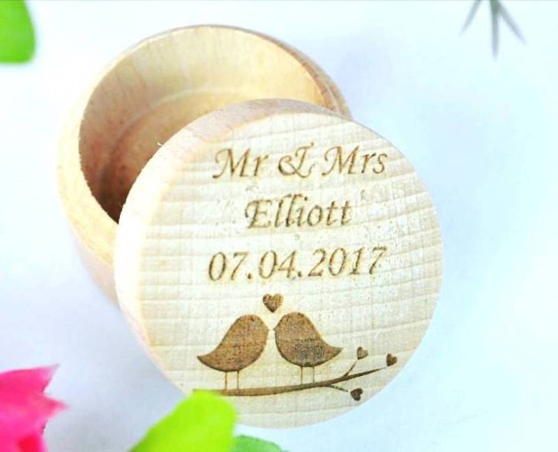 Trauringdose Personalisiert Trauringdose Personalisiert von LittleExtrasLR