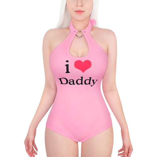 LittleForBig Baumwolle Strampler Herzensbrecher Halsband Onesie Bodysuit - I Love Daddy Muster Rosa XL LittleForBig Baumwolle Strampler Herzensbrecher Halsband Onesie Bodysuit - I Love Daddy Muster Rosa XL von LittleForBig