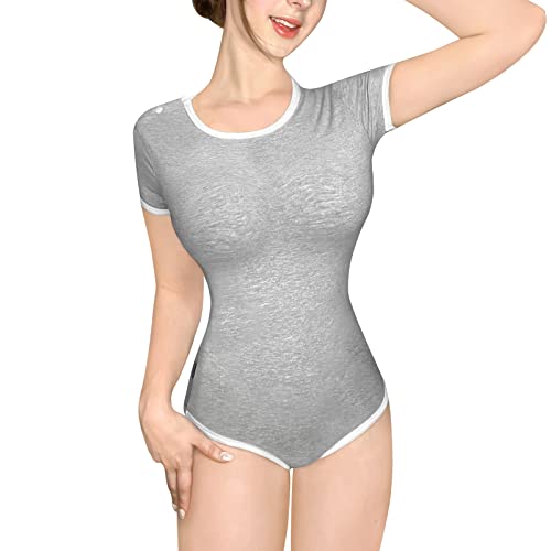LittleForBig Baumwolle Strampler Onesie Pyjamas Bodysuit-Pastell Reihe Grau XXXXL LittleForBig Baumwolle Strampler Onesie Pyjamas Bodysuit-Pastell Reihe Grau XXXXL von LittleForBig