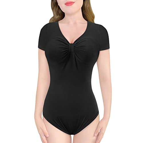 LittleForBig Baumwolle Strampler Onesie Pyjamas Bodysuit – Pin-Up Girl Schwarz von LittleForBig