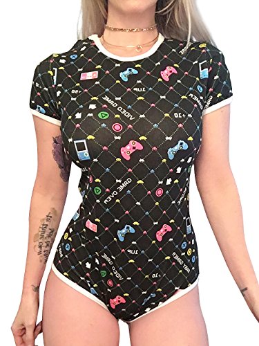 LittleForBig Baumwolle Strampler Onesie Pyjamas Bodysuit - Baby Spieler Strampler Schwarz XXL von LittleForBig