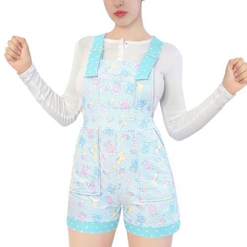 LittleForBig Kurze Latzhose Overalls Shortalls - Baby Parade Latzhose Grün XL von LittleForBig