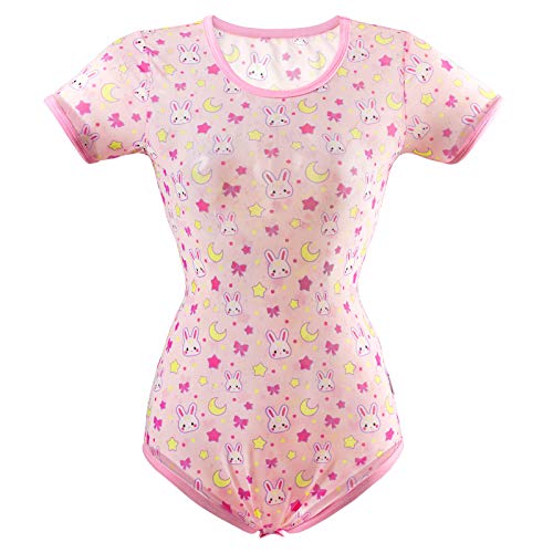 LittleForBig Usagi Netzgarn Strampler Onesie Pyjamas Bodysuit Rosa M von LittleForBig