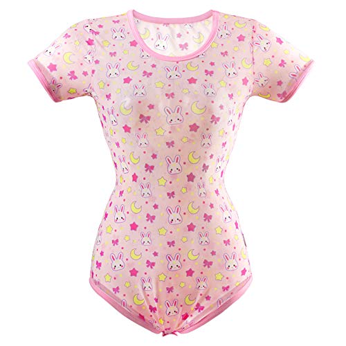 LittleForBig Usagi Netzgarn Strampler Onesie Pyjamas Bodysuit Rosa XS von LittleForBig