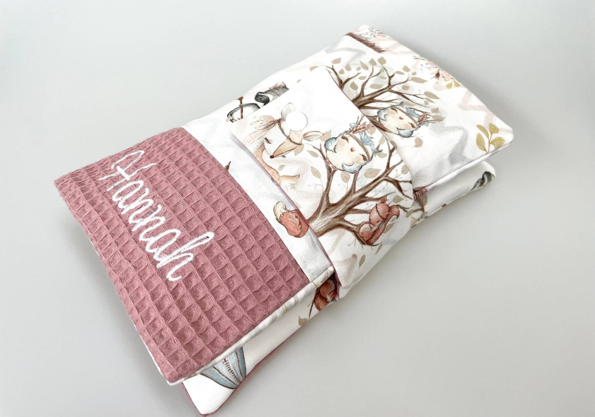 Windeltasche Wickeltasche Windelorganizer Personalisiert Mit Namen Boho Waldtiere Reh Fuchs Waschbär Dunkles Altrosa Mädchen Windeltasche Wickeltasche Windelorganizer Personalisiert Mit Namen Boho Waldtiere Reh Fuchs Waschbär Dunkles Altrosa Mädchen von LittleFoxDE
