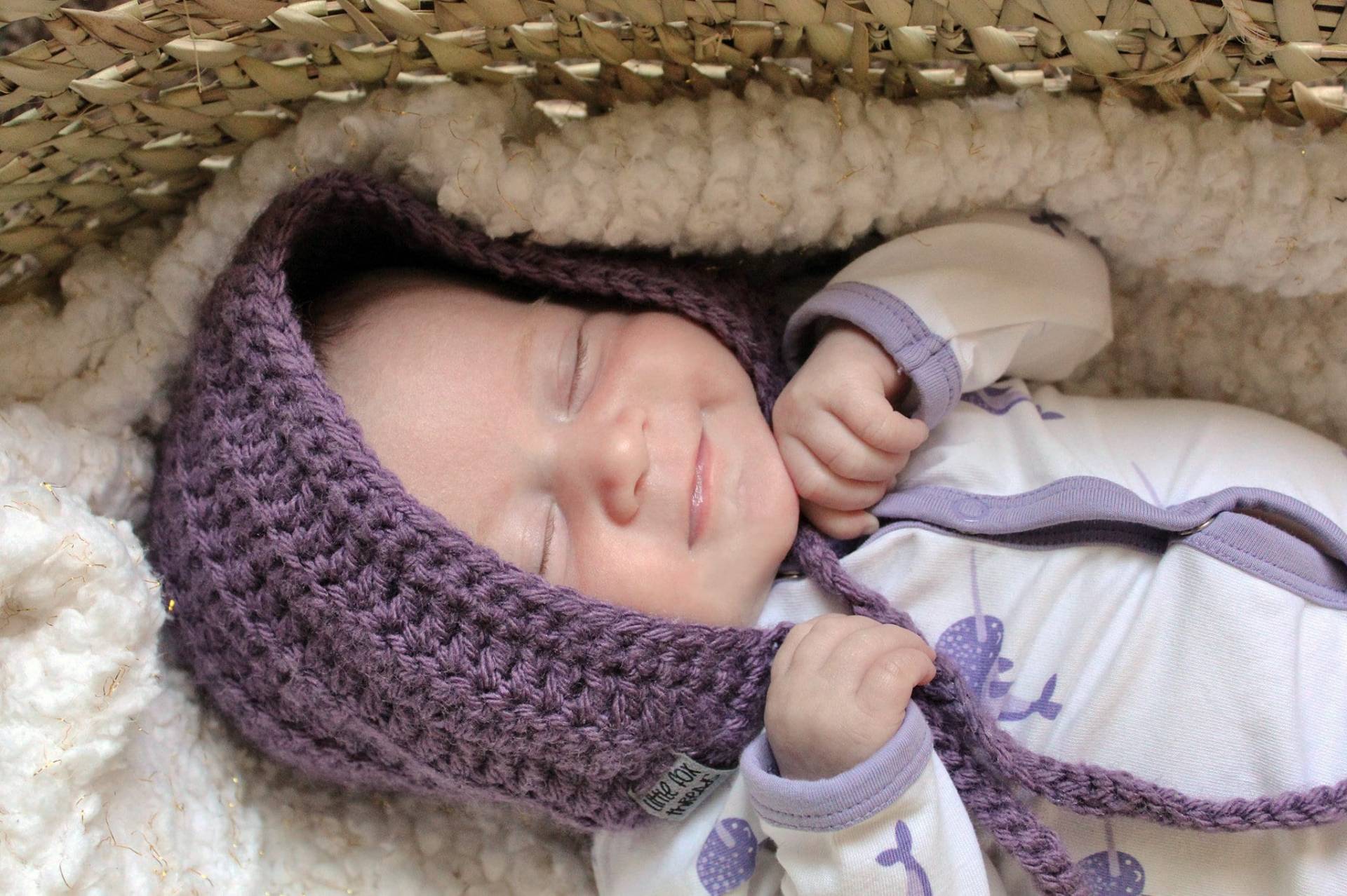 Gehäkelte Babymütze, Handgemachte Weiche Garnmütze von LittleFoxThreads