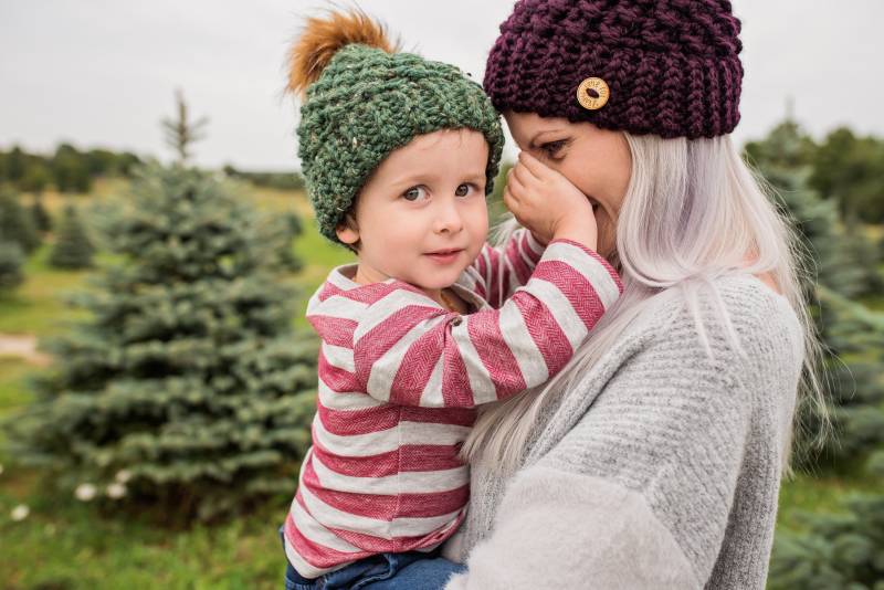 Hudson Beanie // Häkelmütze Bommelmütze Hudson Beanie // Häkelmütze Bommelmütze von LittleFoxThreads