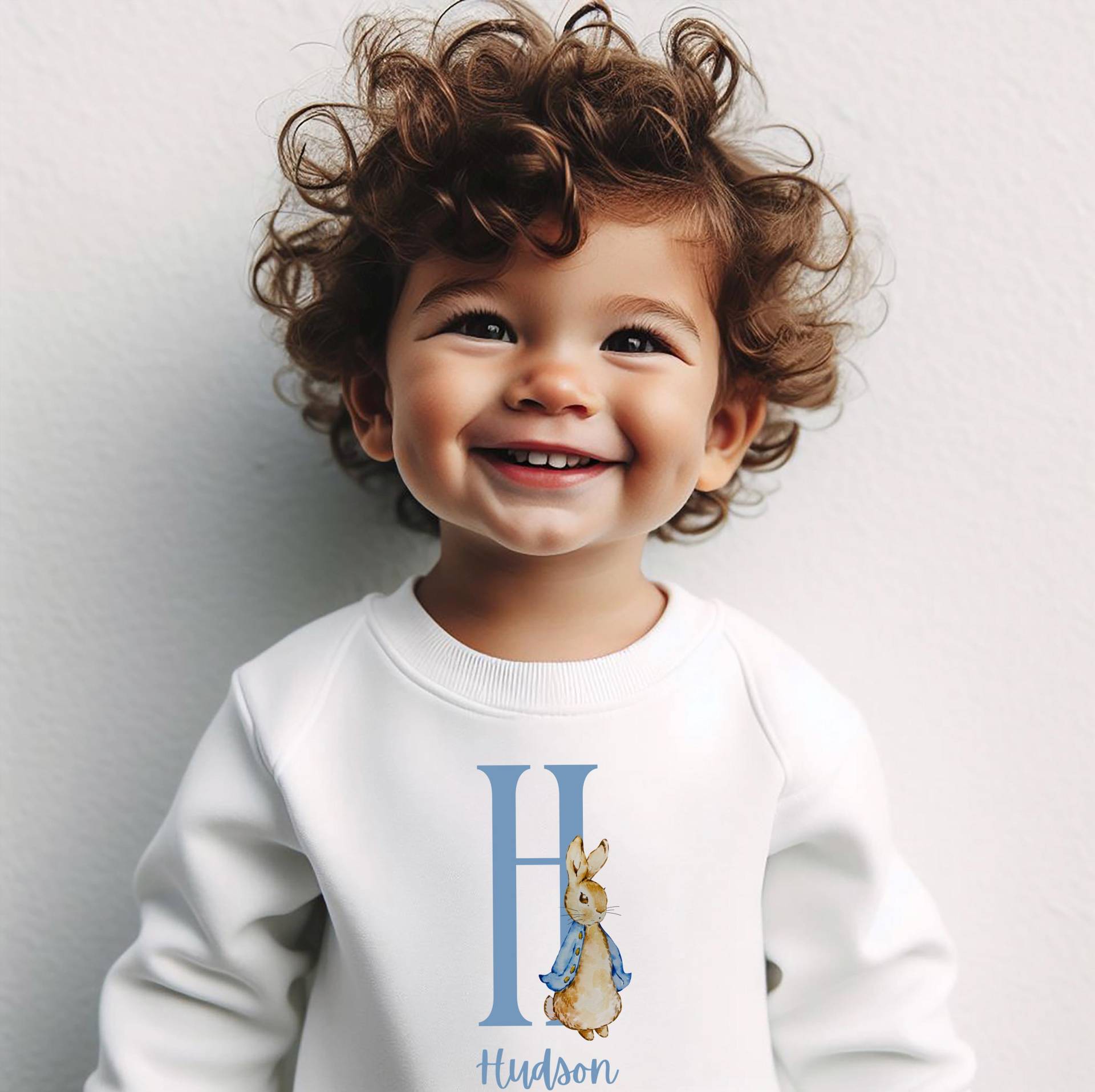 Oster Outfit, Osterhase, Bunny Rabbit, Baby Sweatshirt, Sweatshirt Romper, Neutral, Mein Erstes Ostern, Ostern Shirt, Junge, Kinder von LittleFruitTreeShop