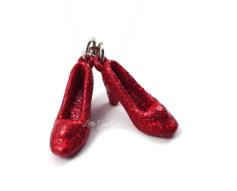 Roter Pantoffel Anhänger Rubinroter Zauberer Von Oz Schuh von LittleGemGirl