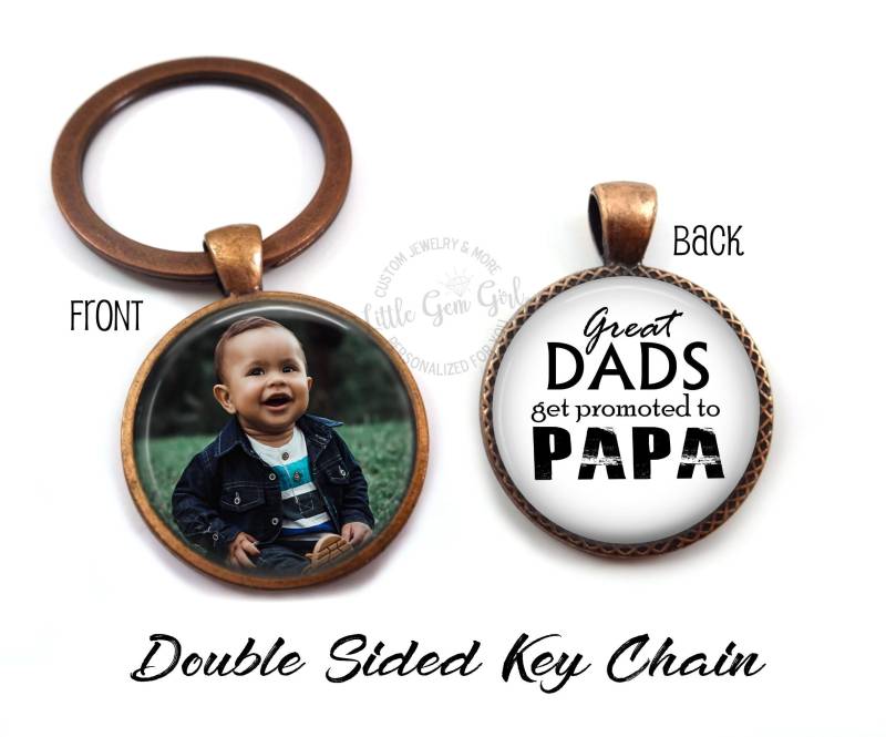 Personalisierte 2 Seitige Reversible Vatertag Schwangerschaft Offenbaren Geburtsankündigung von LittleGemGirl