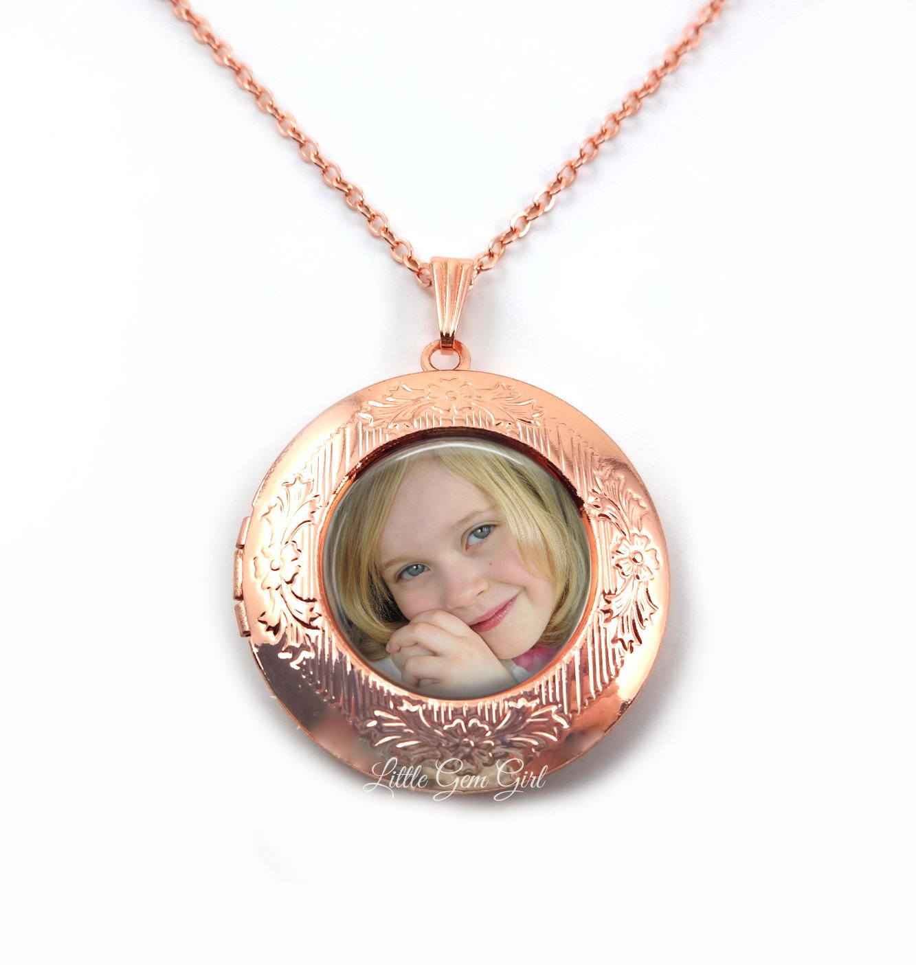 Rose Gold Foto Locket Halskette - Platz Für Bis Zu 3 Fotos Rundes Bild Medaillon Mit Ihrem Angepasst 4 Ausführungen Verfügbar Rose Gold Foto Locket Halskette - Platz Für Bis Zu 3 Fotos Rundes Bild Medaillon Mit Ihrem Angepasst 4 Ausführungen Verfügbar von LittleGemGirl