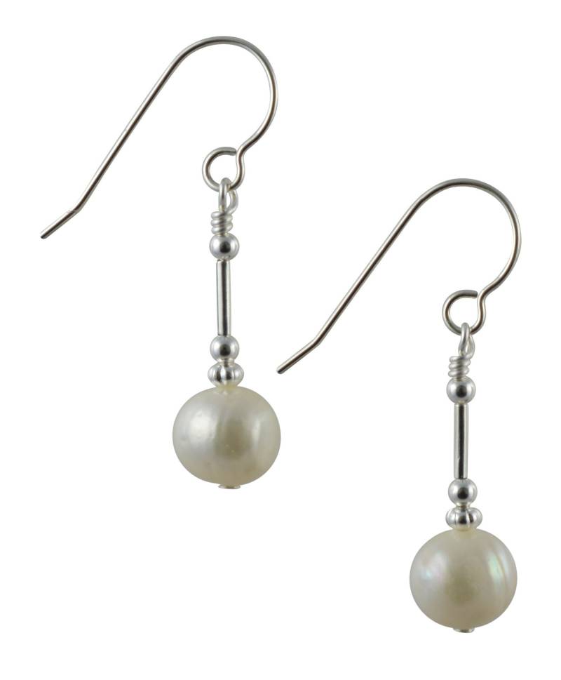 Natürliche Süßwasser Weißkartoffel Perle & Sterling Silber Tropfen Ohrringe Mit Geschenk-Box Natürliche Süßwasser Weißkartoffel Perle & Sterling Silber Tropfen Ohrringe Mit Geschenk-Box von LittleGemJewel