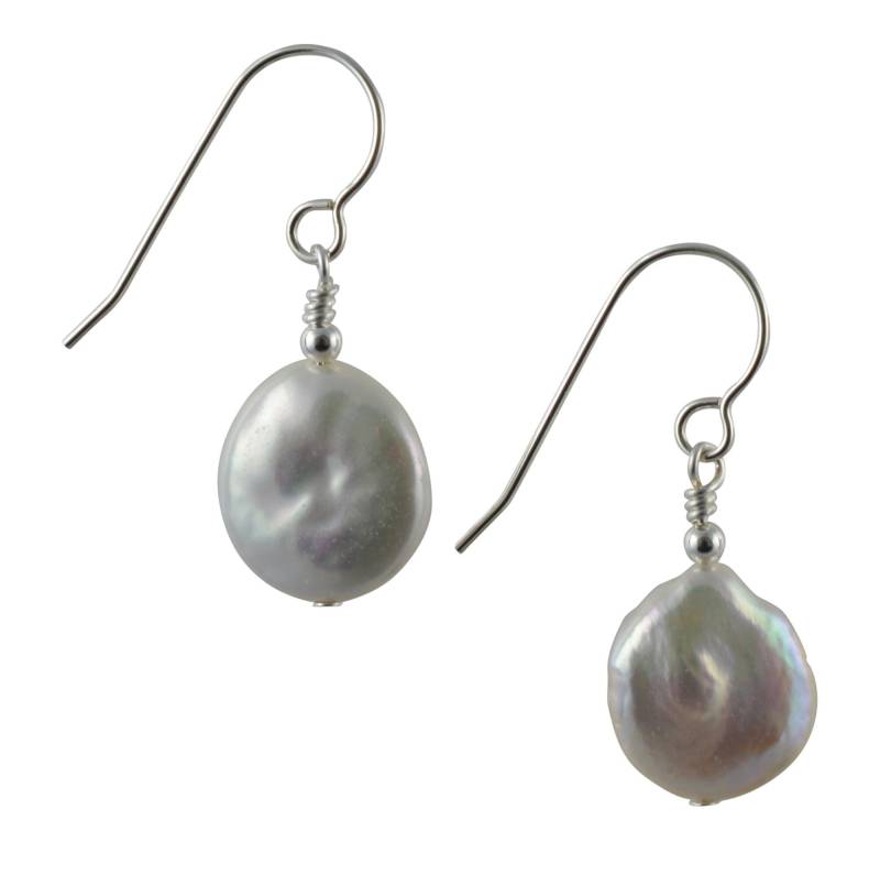 Schöne Weiße Biwa Münze Perle & Sterling Silber Tropfen Ohrringe Mit Geschenk-Box Schöne Weiße Biwa Münze Perle & Sterling Silber Tropfen Ohrringe Mit Geschenk-Box von LittleGemJewel