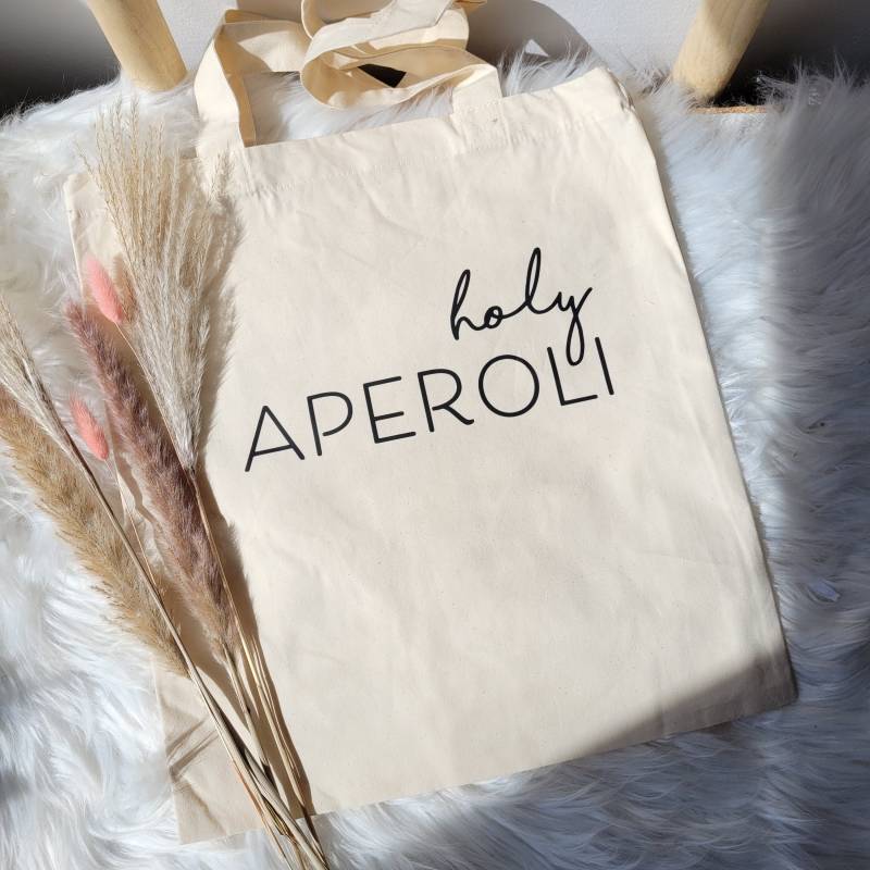 Baumwolltasche | Holy Aperoli Einkaufsbeutel Tragetasche Geschenkidee Personalisiert Jutebeutel Leinenbeutel von LittleGiveAway