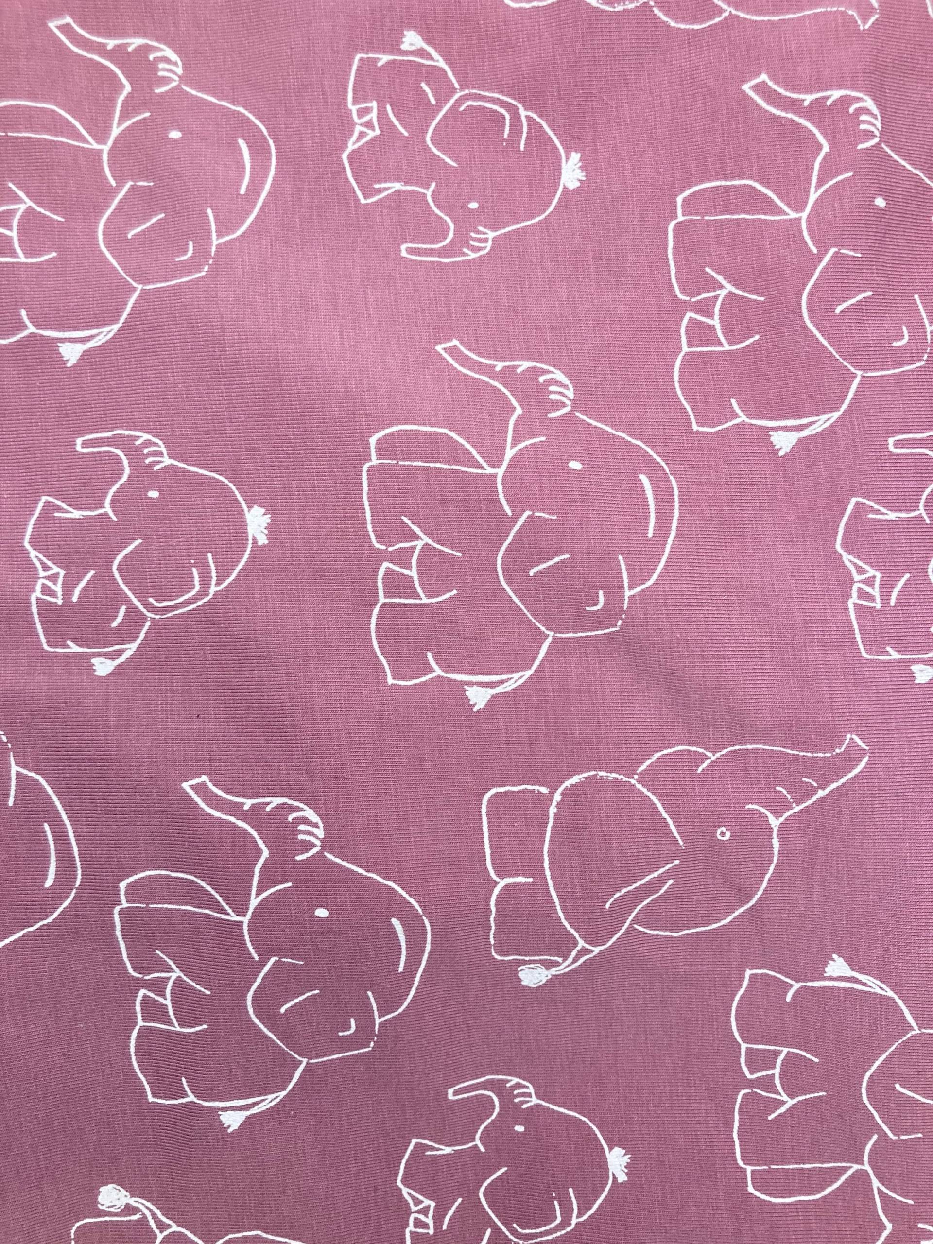Latzhose Elefanten Altrosa von LittleHopVonKristin