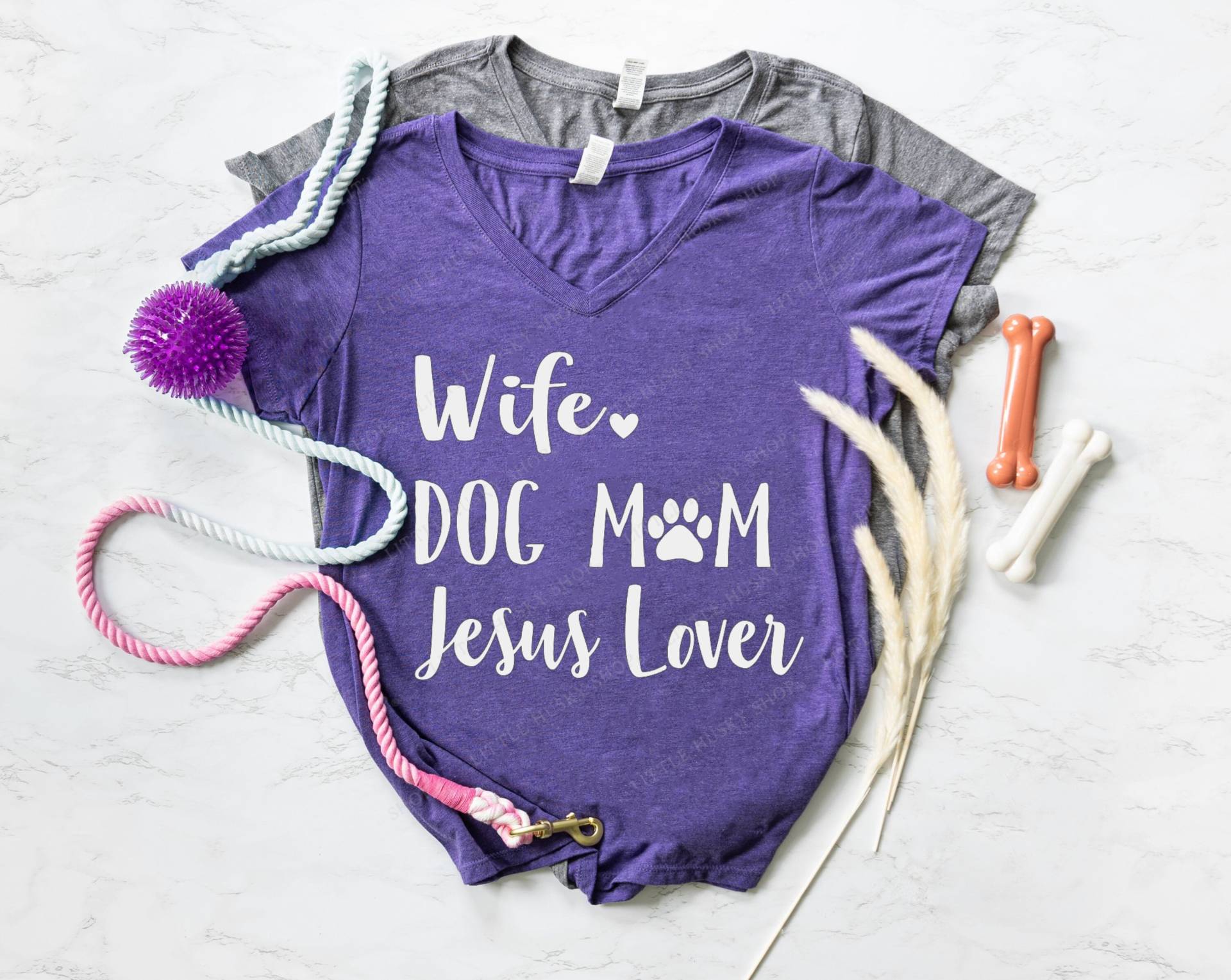 Frau Hund Mutter Jesus Liebhaber Shirt Für Hundemütter - Religiöses Liebe Hunde Und T Kirche Geschenk von LittleHuskyShop