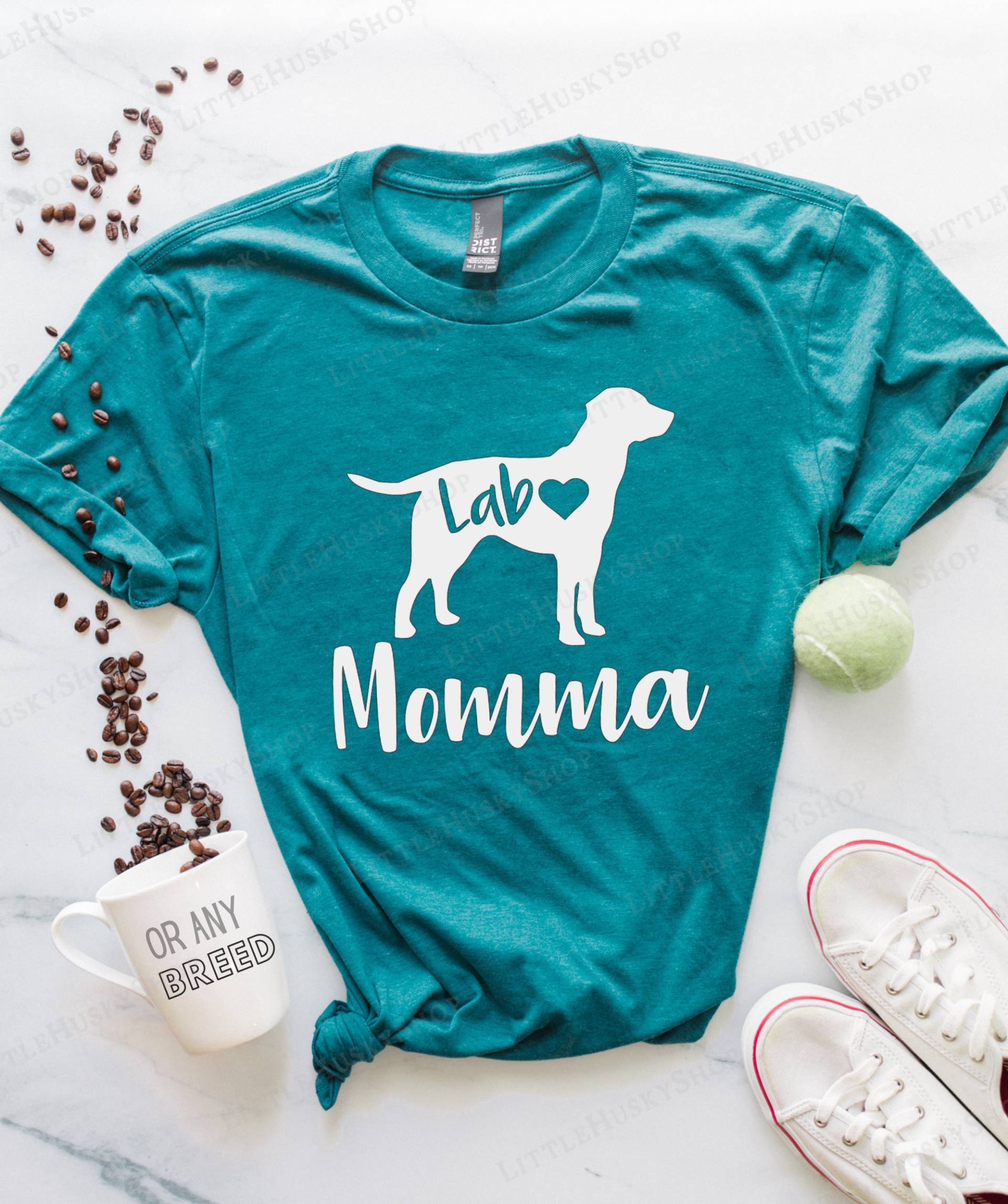Labrador Momma Shirt - Lab Mom Funny Dog T Süßes Mama Hunde Tank Love My Geschenk von LittleHuskyShop