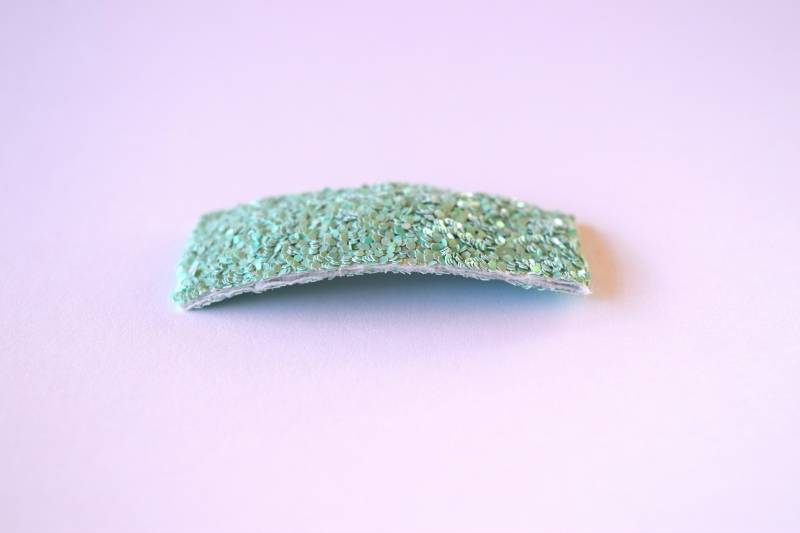 Matt Mint Glitter Karabinerhaken Clip Schleife Für Baby Kind Tag Urlaub Weihnachten Adorable Foto Prop Liebling Prickelnde Hellgrüne Minze von LittleKateDesigns