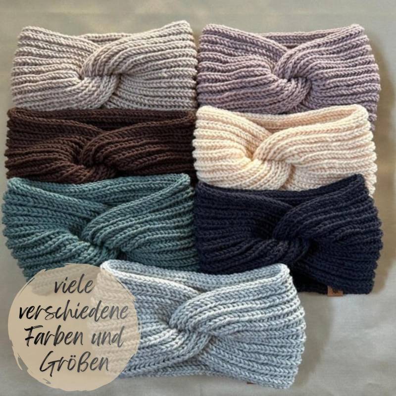 Handgestricktes Merino-stirnband Für Damen Und Mädchen | Ohrenwärmer 100% Merinowolle Partnerlook Perfektes Geschenk von LittleKnitsStoreDE