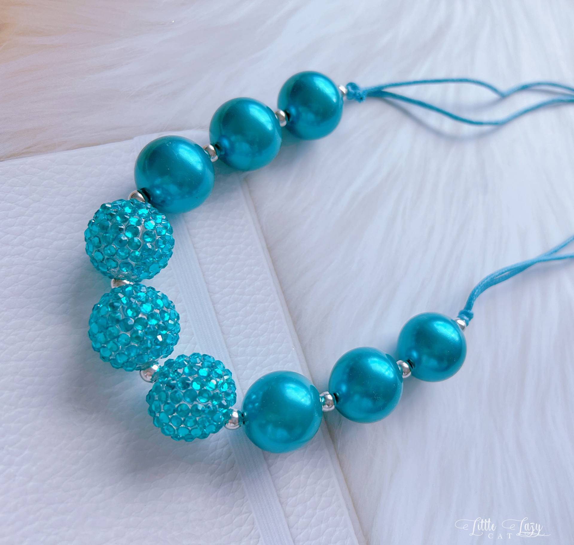 Blaue, Verstellbare Chunky Bubblegum Halskette, Baby Mädchen Perlen Kleinkind Big Bead Geschenk Blaue, Verstellbare Chunky Bubblegum Halskette, Baby Mädchen Perlen Kleinkind Big Bead Geschenk von LittleLazyCat