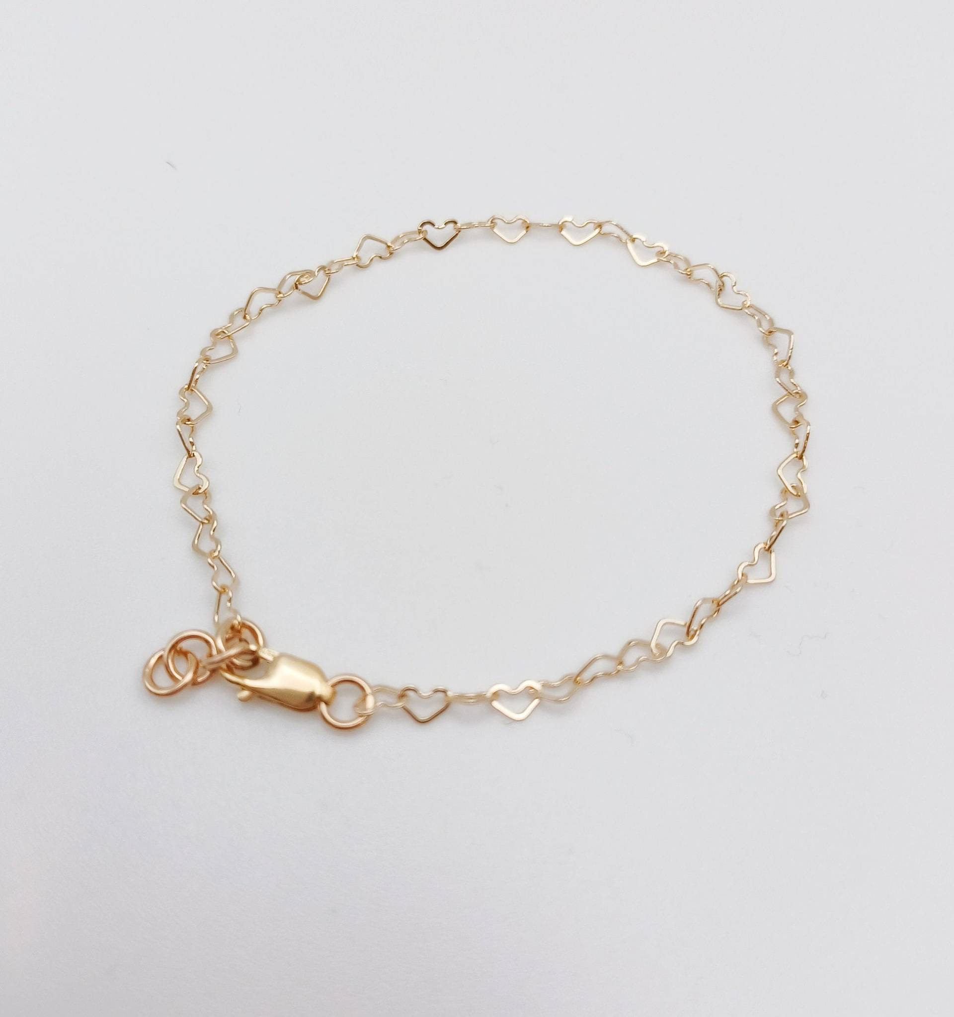 Zarte Herzen - Kleinkind Armband Gold Filled Säugling Für Mädchen von LittleLovliesShop