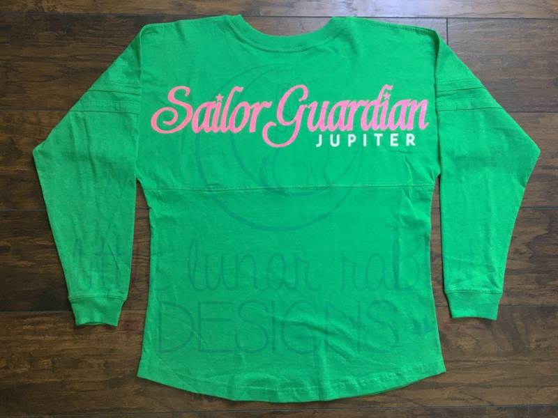 Sailor Guardian Pride - Jupiter Langärmeliges T-Shirt von LittleLunarRabbit