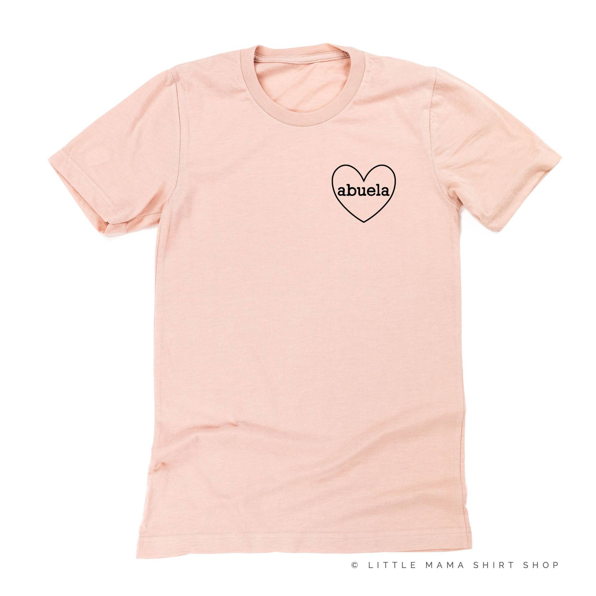 Abuela | Herz© - Unisex T-Shirt | Oma Shirt -Shirts Für Fabian Geschenk Muttertagsgeschenk Shirts Großmütter von LittleMamaShirtShop