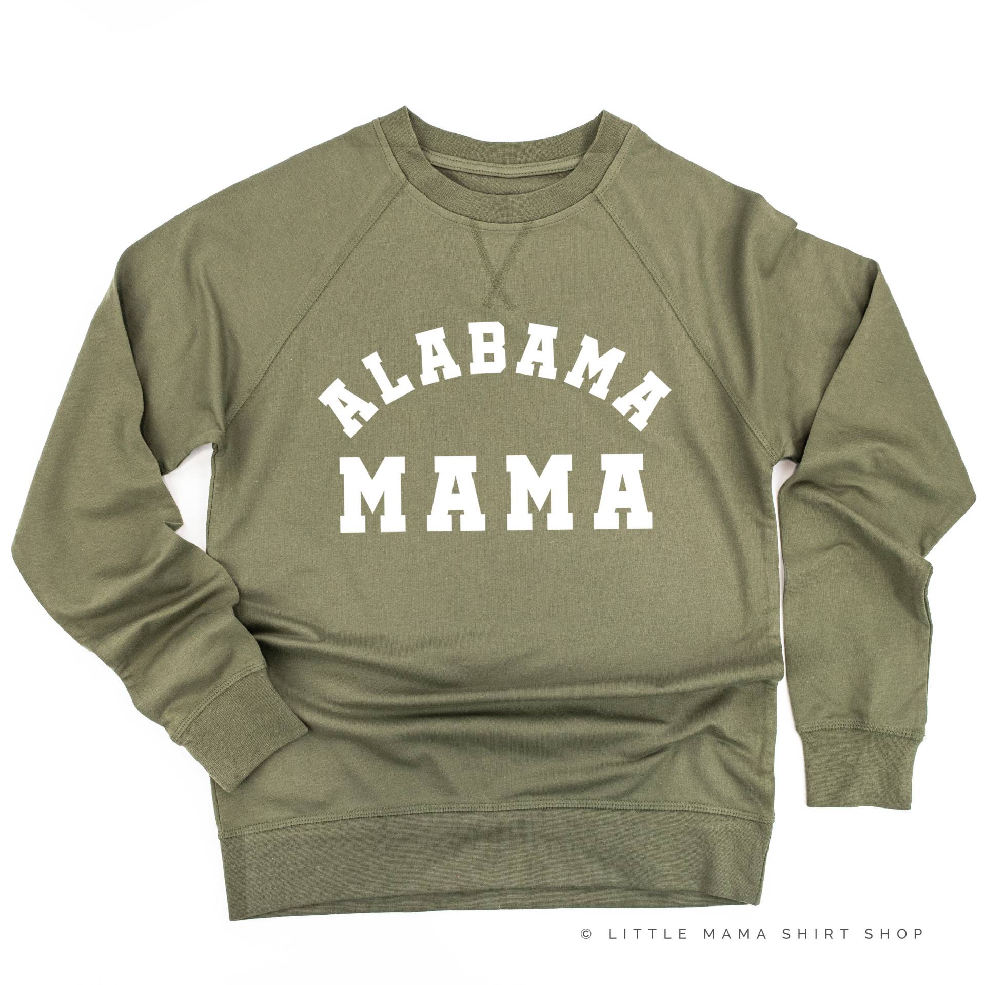 Alabama Mama © | Crewneck Pullover Muttertag Camping Shirt Abenteuer Leichter Grafik Tees Mom Life von LittleMamaShirtShop