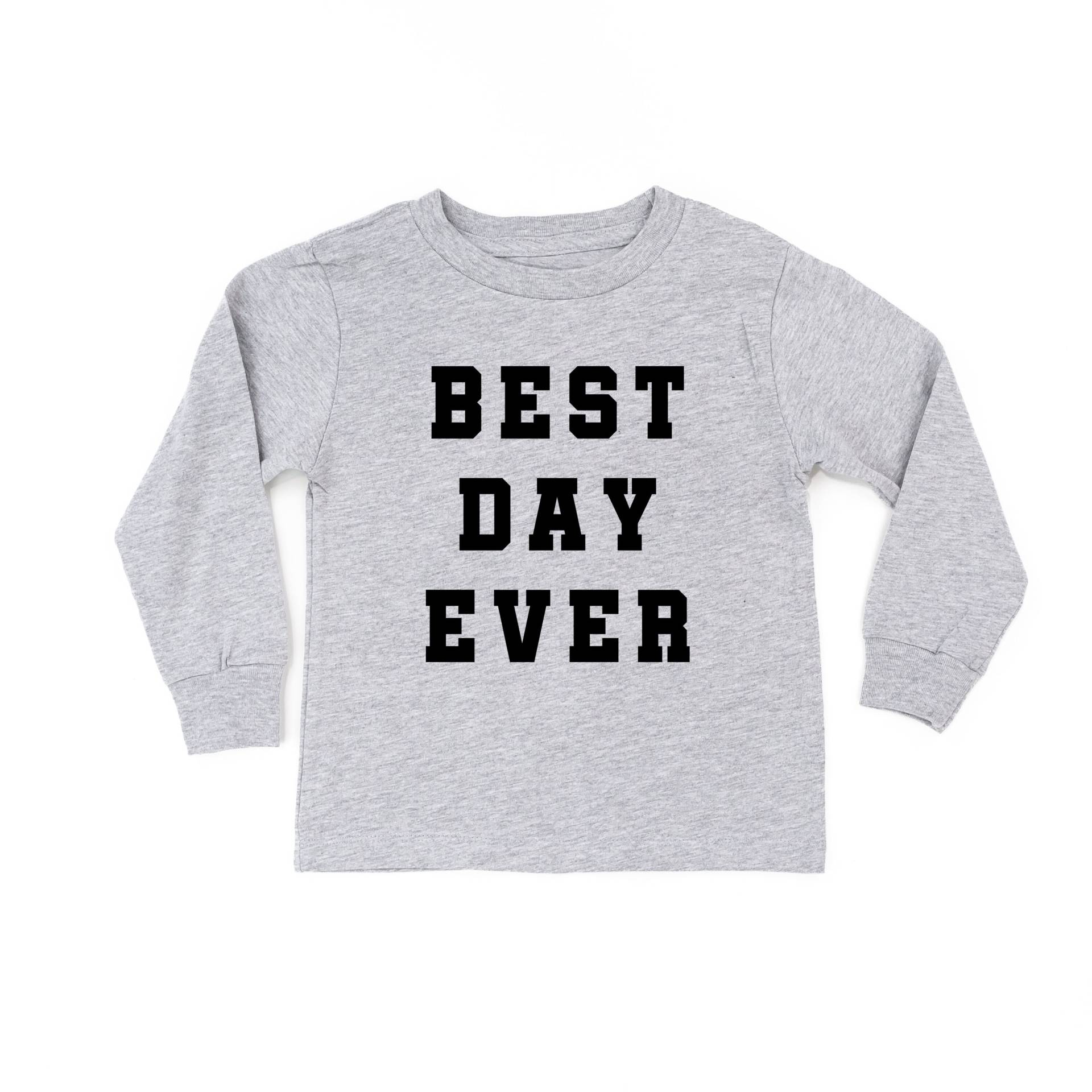 Best Day Ever - Varsity Long Sleeve | Zurück in Die Schule Kinder Shirts Schulhemden Kind Grafik Tees Für von LittleMamaShirtShop