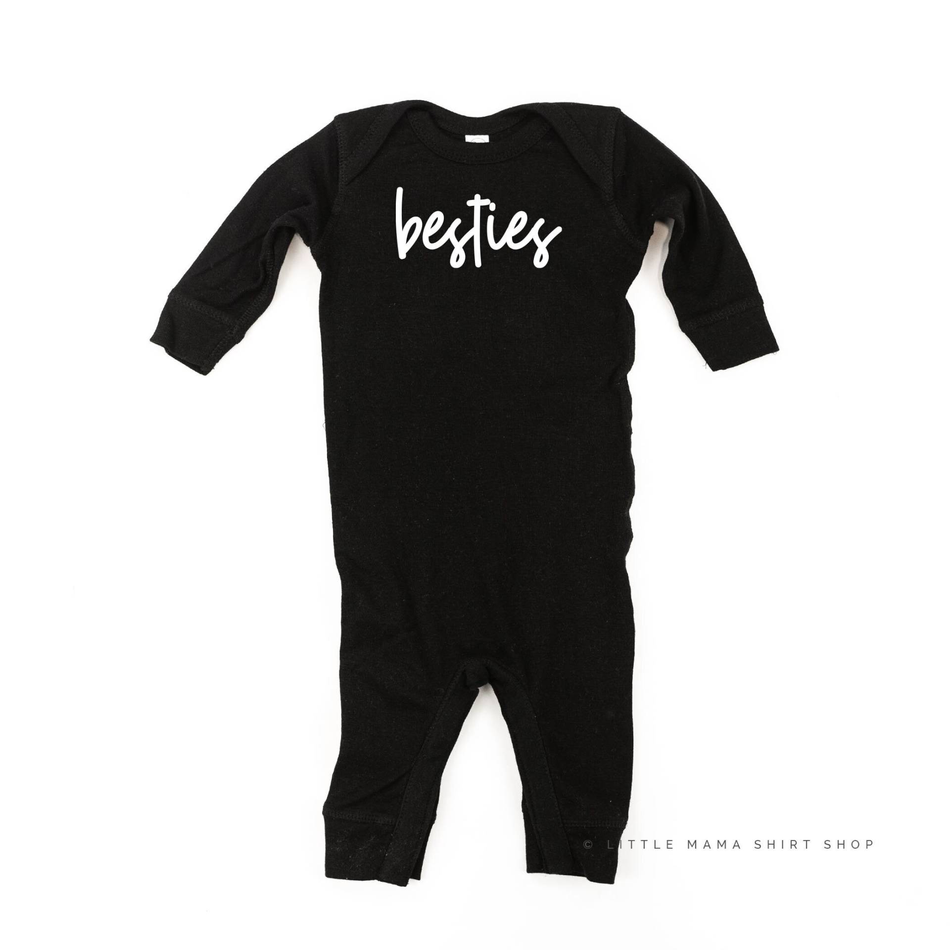 Besties - Ein Stück Baby Schläfer | Strampler Baby-Grafik-T-Shirts Liebe Meine Sis Schwester Bester Freund T-Shirts Amor Crew von LittleMamaShirtShop