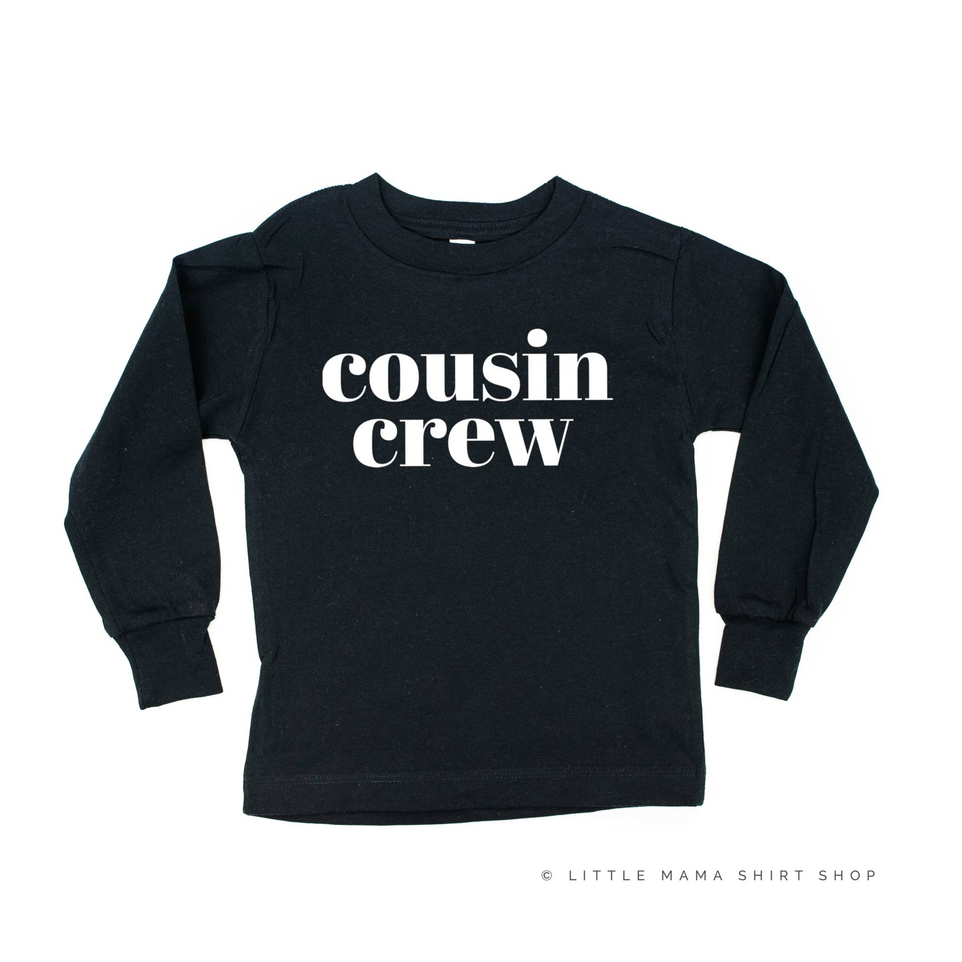 Cousin Crew - Classic | Langarm Shirt Kleinkind Shirts Jugend Geschwister Grafik T-Shirt Für Kinder von LittleMamaShirtShop