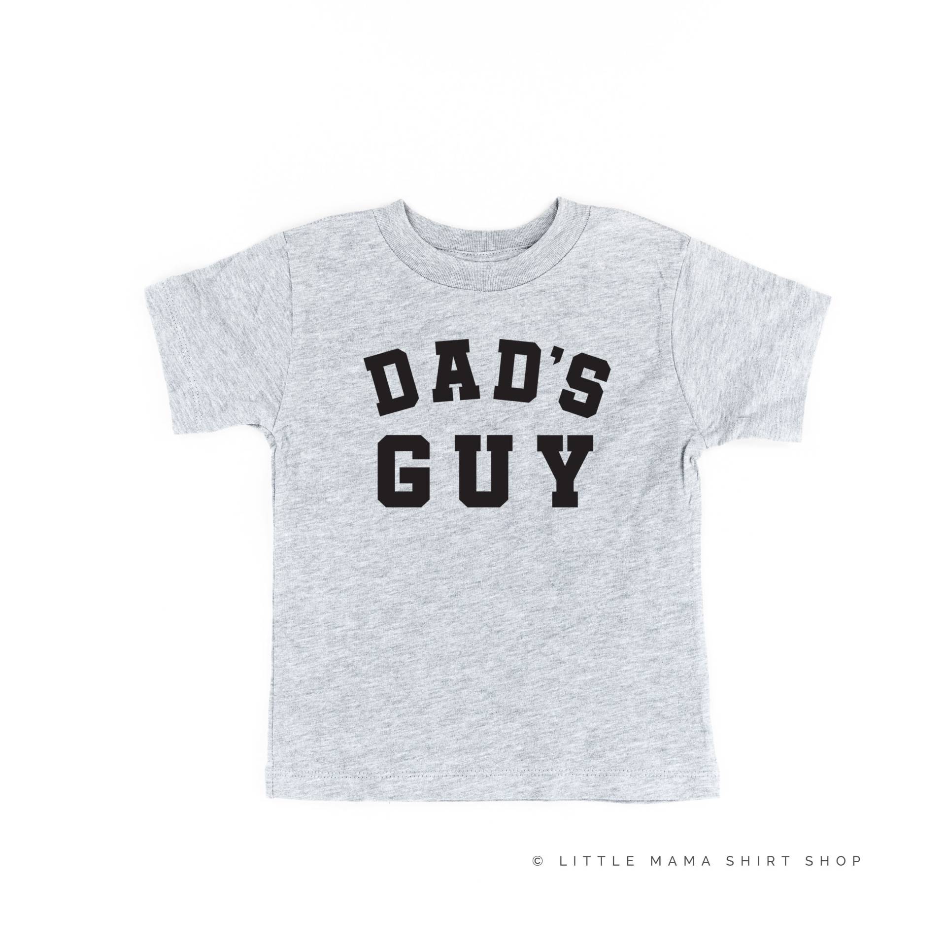 Dad's Guy - Varsity Kurzarm Kinder Shirt | Kleinkind Jungen Shirts Für Kleine Kleiner Baby Papa Geschenk von LittleMamaShirtShop