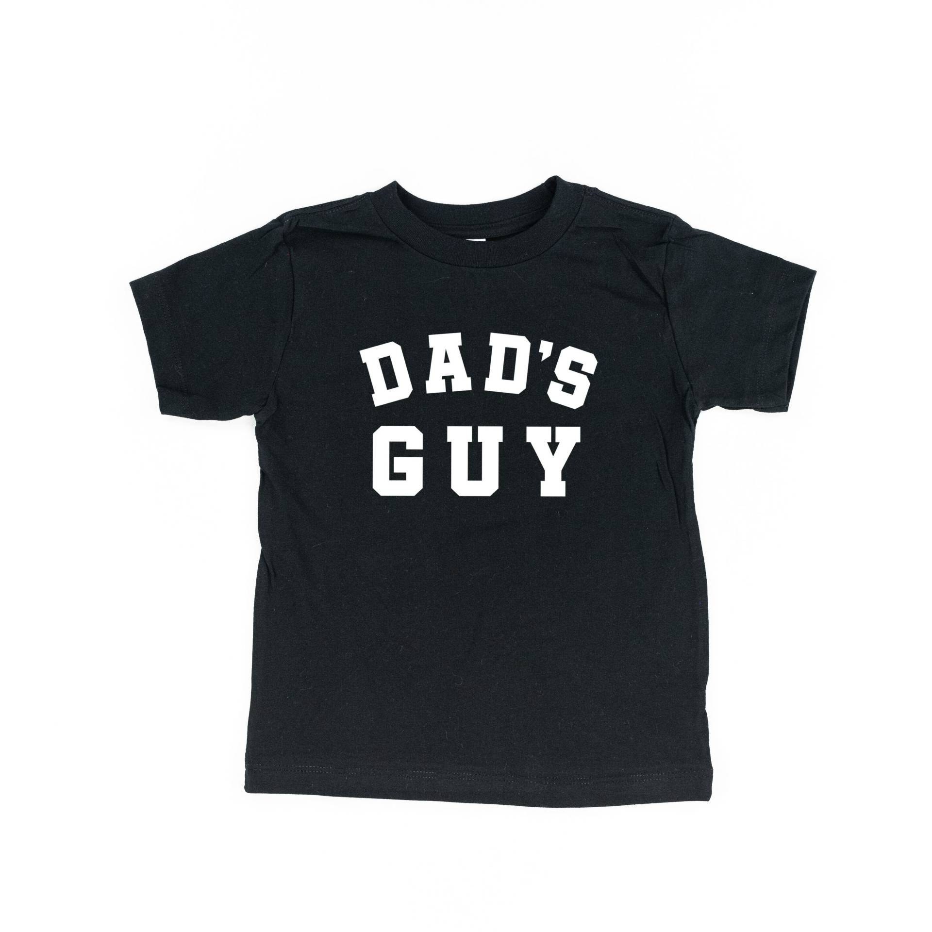 Dad's Guy - Varsity Kurzarm Kinder Shirt | Kleinkind Jungen Shirts Für Kleine Kleiner Baby Papa Geschenk von LittleMamaShirtShop