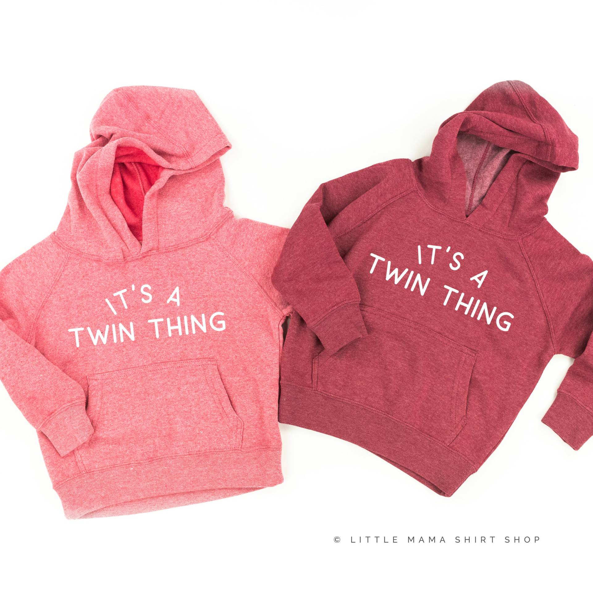 Es Ist Ein Twin Thing - Kinder Hoodie | Sweatshirt Kleinkind-Shirt Grafik Pullover Kleinkind Hoodie Für Zwillinge Twining von LittleMamaShirtShop