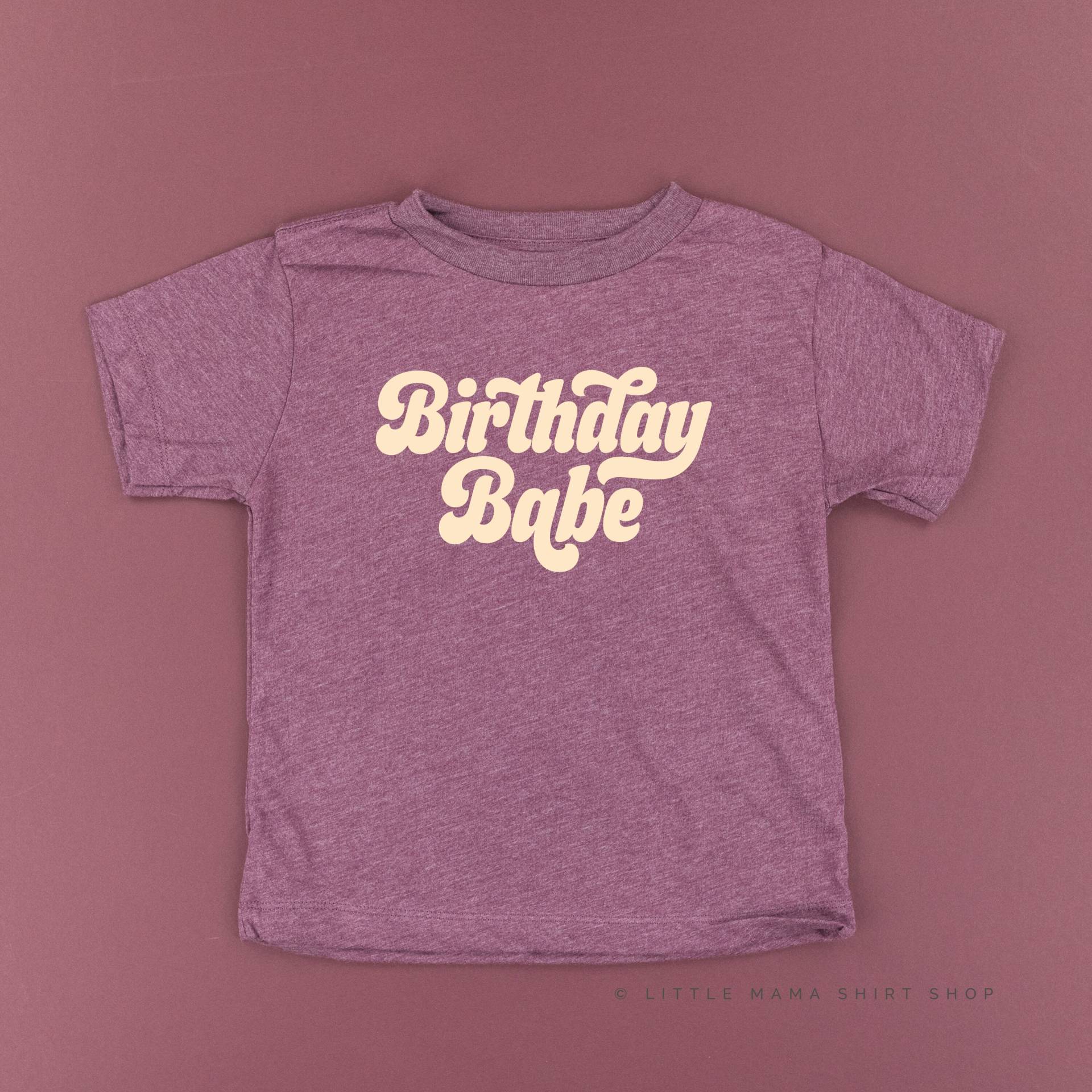 Geburtstag Babe | Retro © | Kleinkind Mädchen Shirt Shirts Für Kleine Schwester T-Shirts Baby Mädchenbande von LittleMamaShirtShop