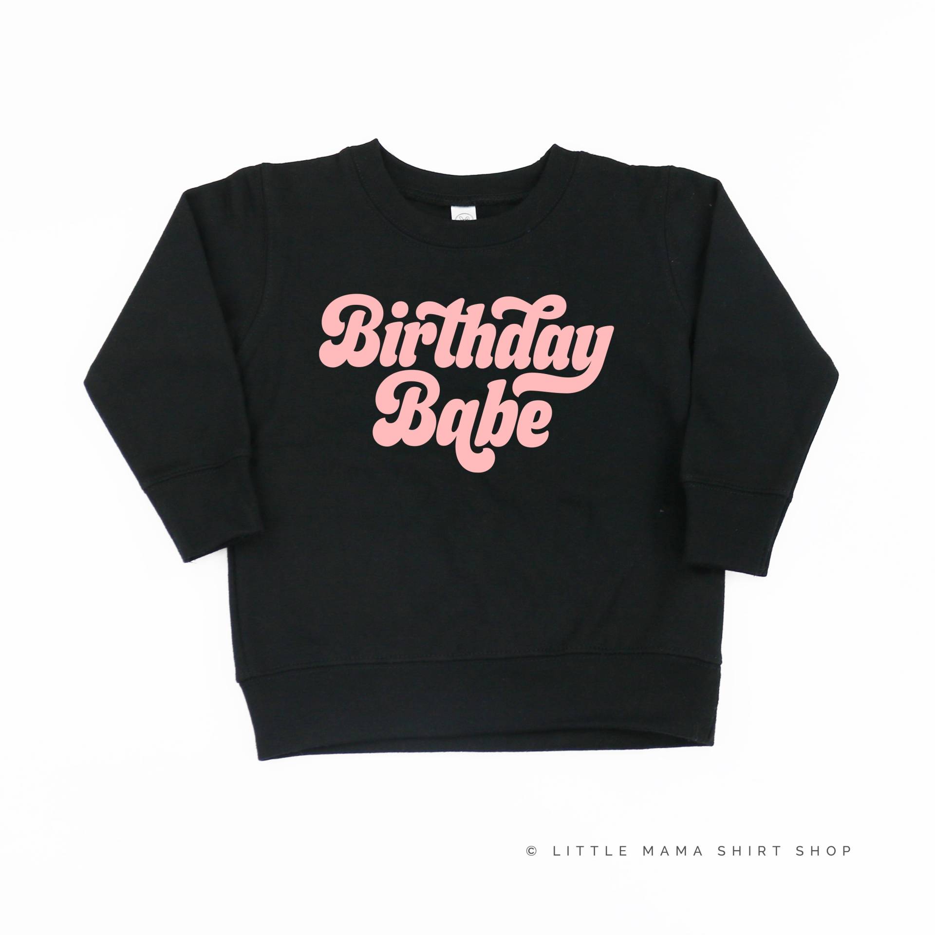 Geburtstag Babe | Retro © | Mädchen Pullover Schwester Shirt Kinderpullover Kleinkind Shirts Sweatshirt Geschenk von LittleMamaShirtShop
