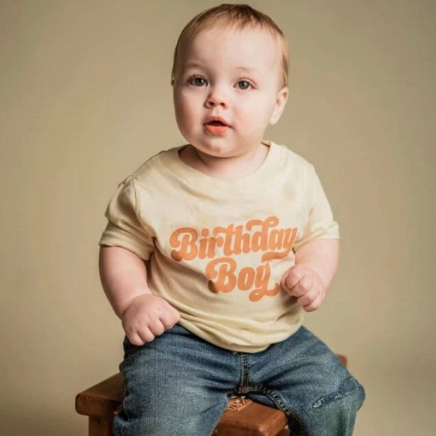 Geburtstagskind | Retro © | Kleinkind Jungen Shirt Shirts Für Kleine Mamas Junge Kleiner Baby von LittleMamaShirtShop