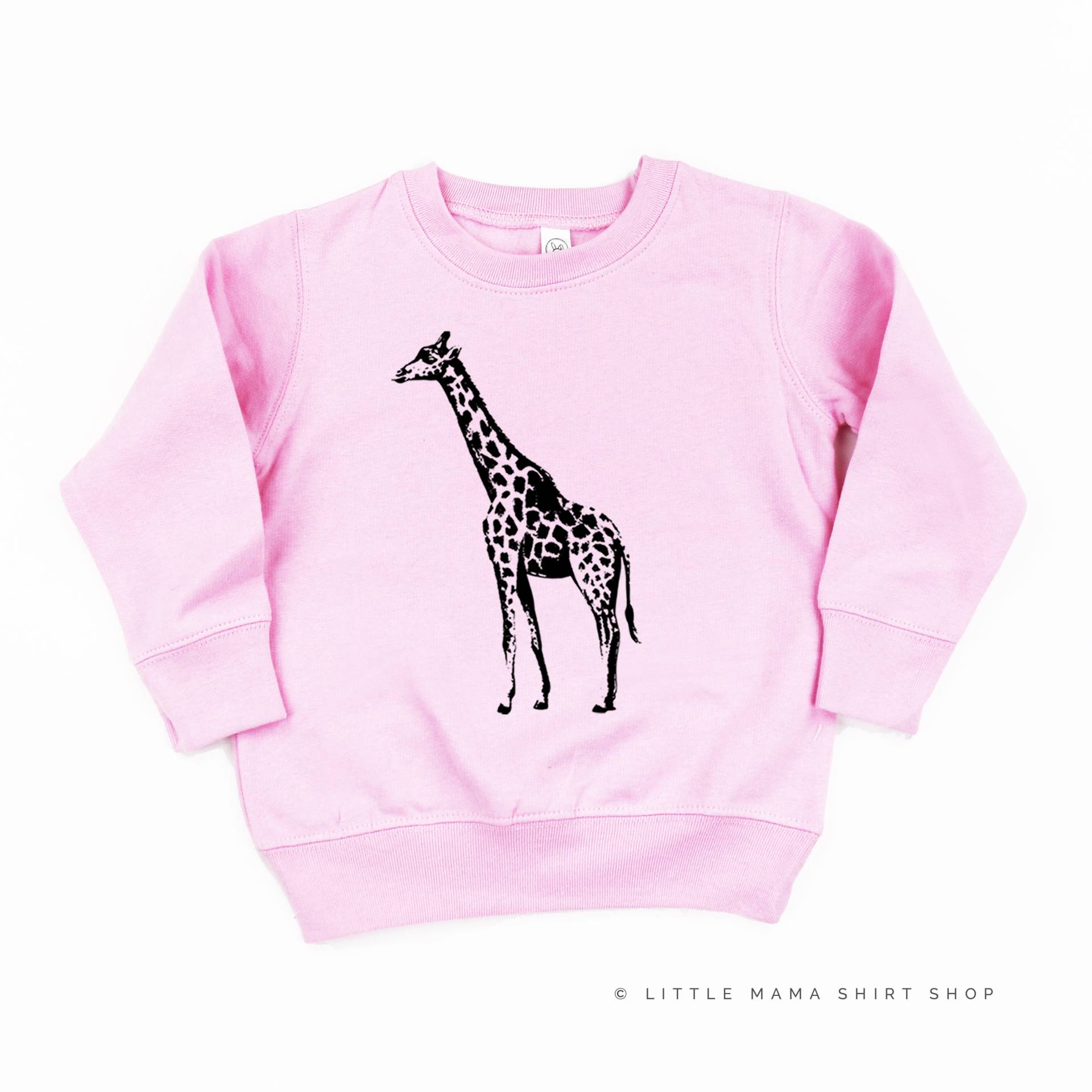 Giraffe - Kinderpullover | Zoopullover Mädchen Pullover Jungenpullover Kleinkind Zoo Tier Crew von LittleMamaShirtShop