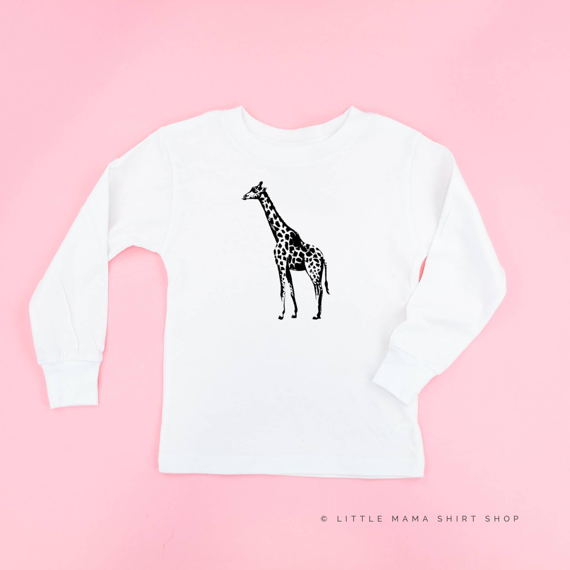 Giraffe - Langarm Kinder Shirt | Kleinkind Littler Girl Kleiner Jungen Zoo Shirts Für von LittleMamaShirtShop