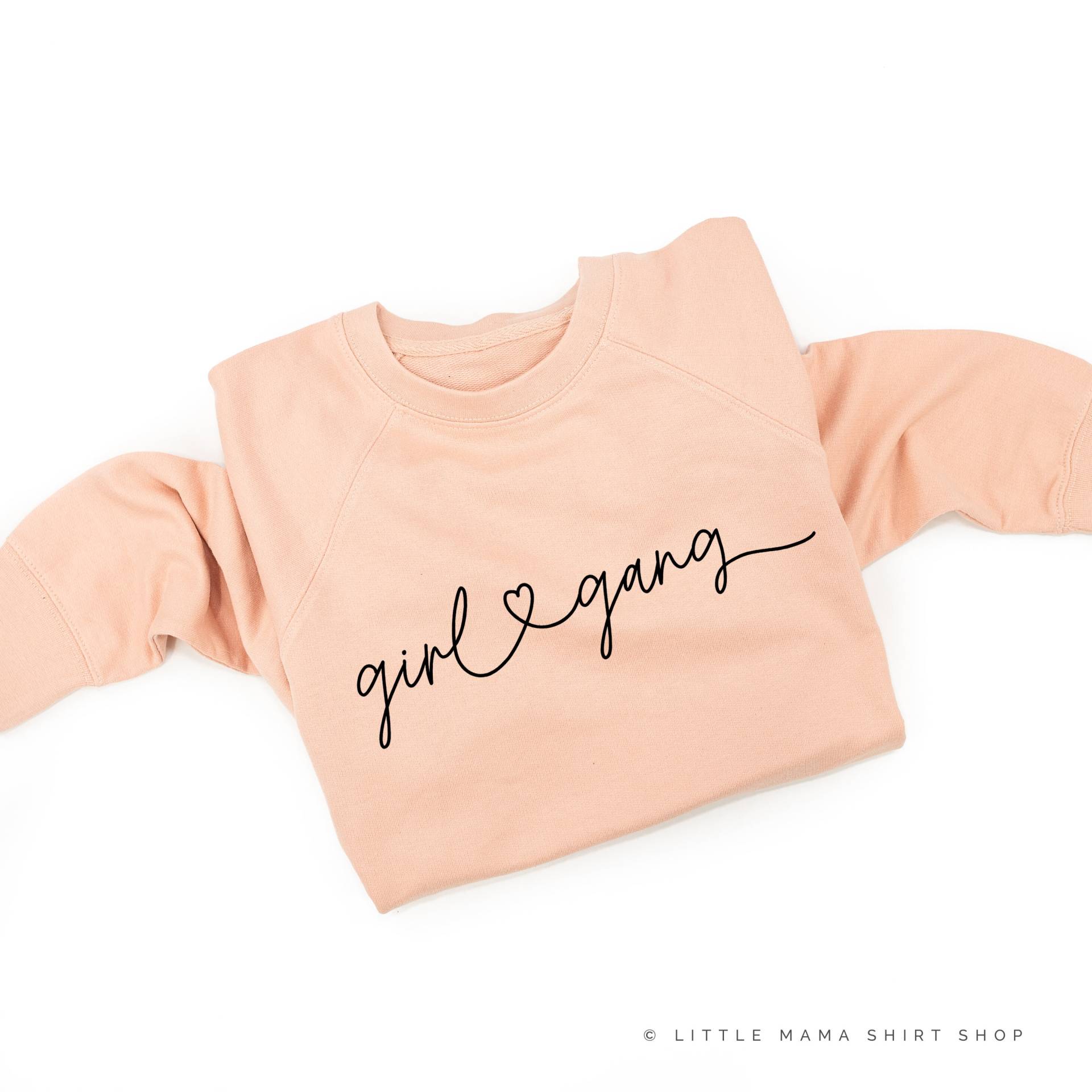 Girl Gang - Herz Leichter Pullover | Mama Für Mamas Crewneck Grafik-T-Shirts von LittleMamaShirtShop